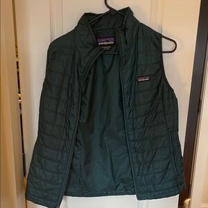 Patagonia Forest Green Puffer Vest